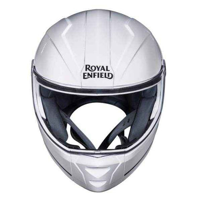 Royal Enfield Modular Adroit Helmet With Clear Visor Gloss White