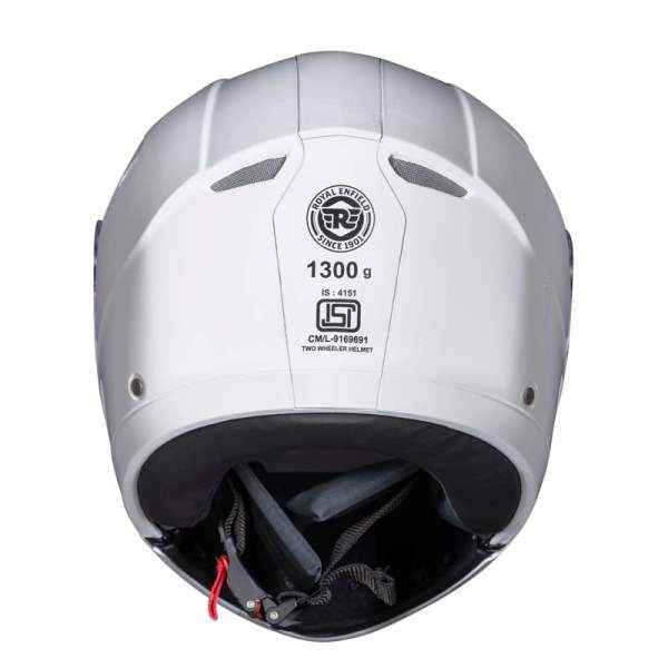 Royal Enfield Modular Adroit Helmet With Clear Visor Gloss White