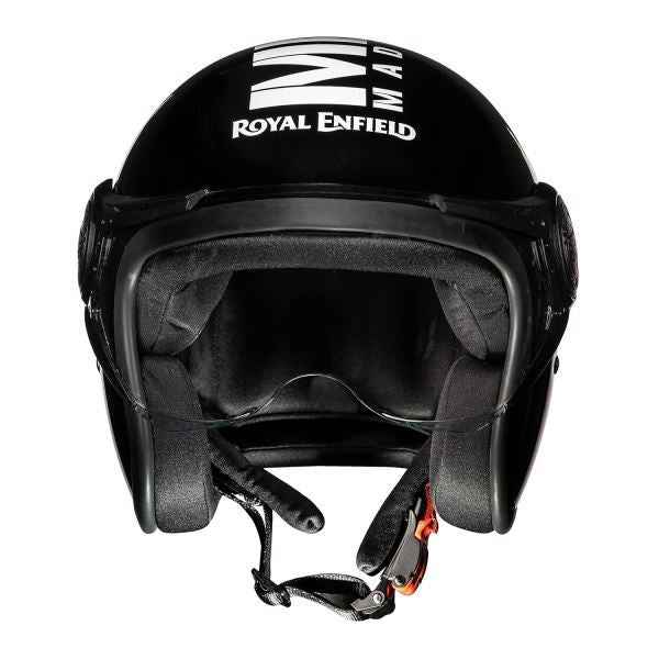 Royal Enfield OP MLG Gloss Black/White Helmet