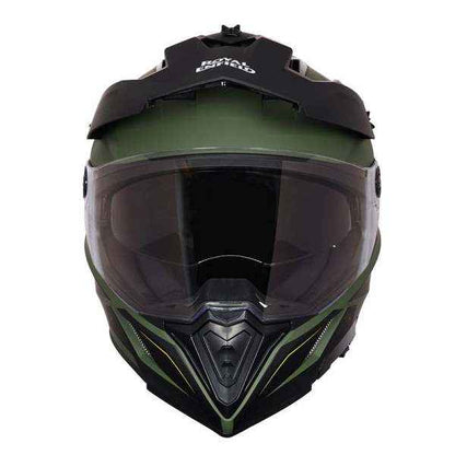 Royal Enfield Optimus Dual Sport Helmet Green