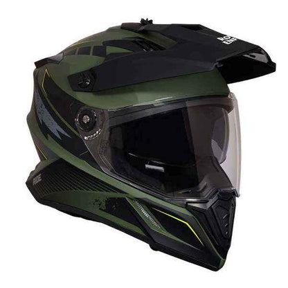 Royal Enfield Optimus Dual Sport Helmet Green