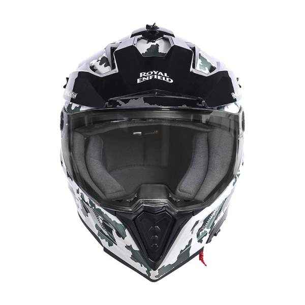 Royal Enfield Optimus Dual Sport Helmet Kamet White