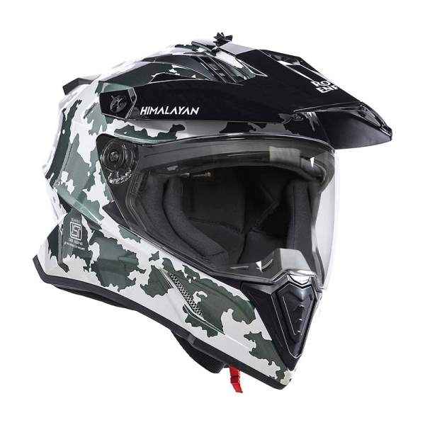 Royal Enfield Optimus Dual Sport Helmet Kamet White