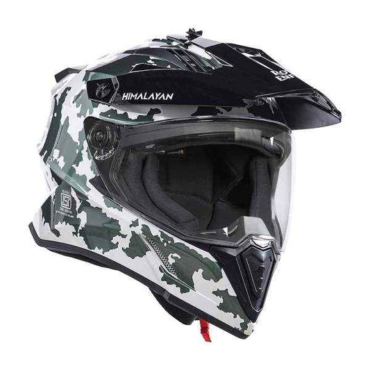 Royal Enfield Optimus Dual Sport Helmet Kamet White