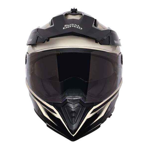 Royal Enfield Optimus Dual Sport Helmet Kaza Brown