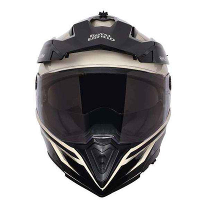 Royal Enfield Optimus Dual Sport Helmet Kaza Brown