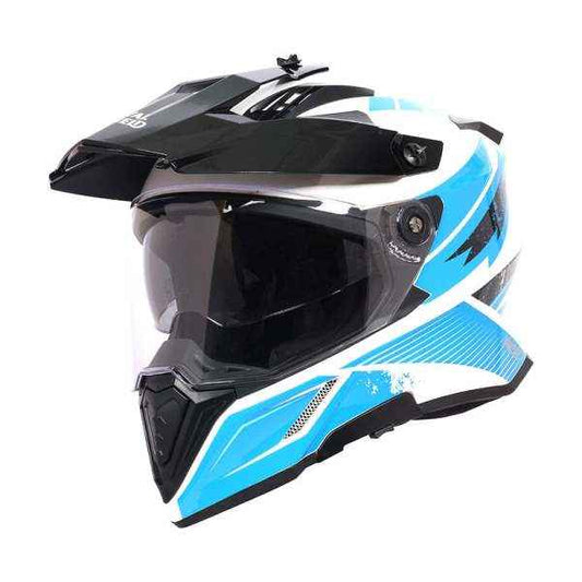 Royal Enfield Optimus Dual Sport Helmet Scuffed Gloss White