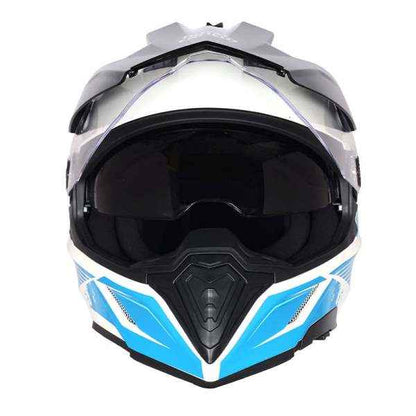 Royal Enfield Optimus Dual Sport Helmet Scuffed Gloss White