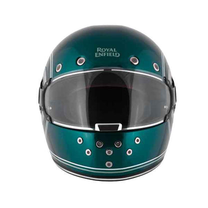 Royal Enfield RF1 FF Meteor Ring ID ABS Gloss Petrol Green Helmet