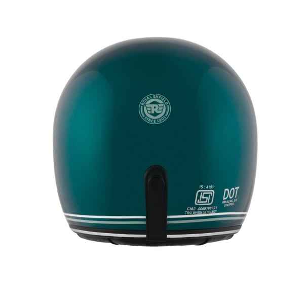Royal Enfield RF1 FF Meteor Ring ID ABS Gloss Petrol Green Helmet