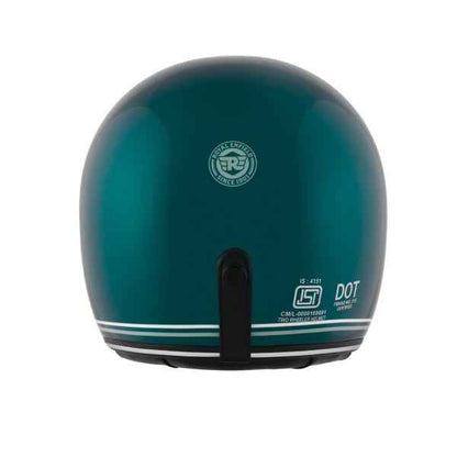 Royal Enfield RF1 FF Meteor Ring ID ABS Gloss Petrol Green Helmet
