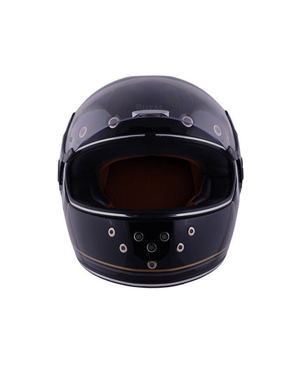 Royal Enfield RF1 FF Meteor Ring Id Abs Gloss Black Helmet