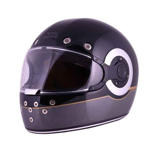 Royal Enfield RF1 FF Meteor Ring Id Abs Gloss Black Helmet