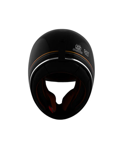 Royal Enfield RF1 FF Meteor Ring Id Abs Gloss Black Helmet