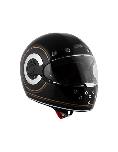 Royal Enfield RF1 FF Meteor Ring Id Abs Gloss Black Helmet