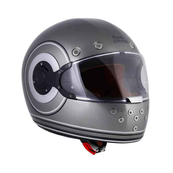 Royal Enfield RF1 FF Meteor Ring Id Abs Gloss Gun Grey Helmet