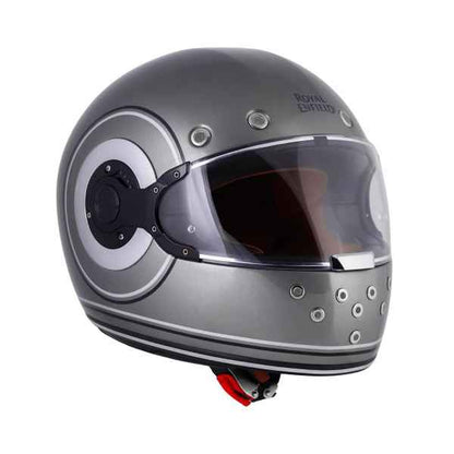 Royal Enfield RF1 FF Meteor Ring Id Abs Gloss Gun Grey Helmet