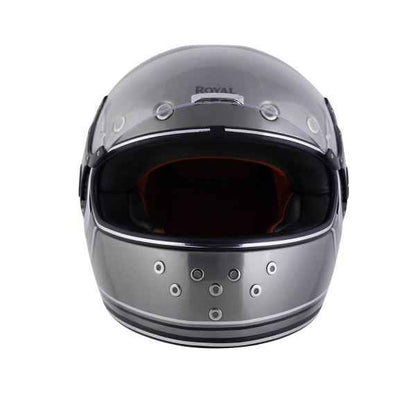Royal Enfield RF1 FF Meteor Ring Id Abs Gloss Gun Grey Helmet