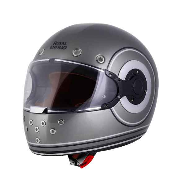 Royal Enfield RF1 FF Meteor Ring Id Abs Gloss Gun Grey Helmet