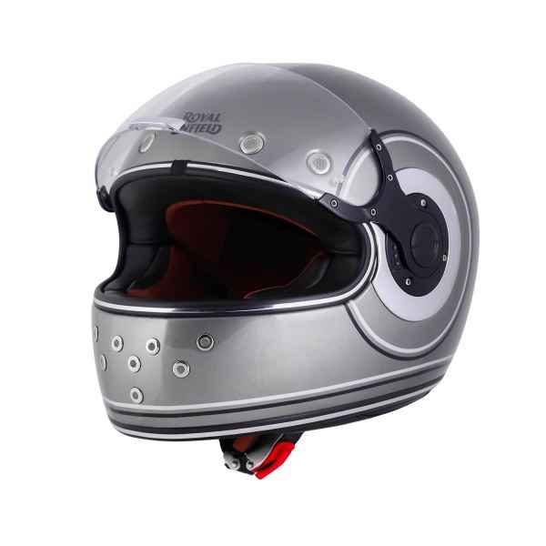 Royal Enfield RF1 FF Meteor Ring Id Abs Gloss Gun Grey Helmet