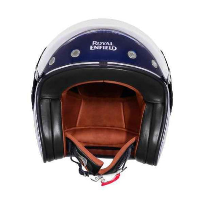 Royal Enfield RJ1 Of Meteor Marine Id Abs Gloss Blue Helmet