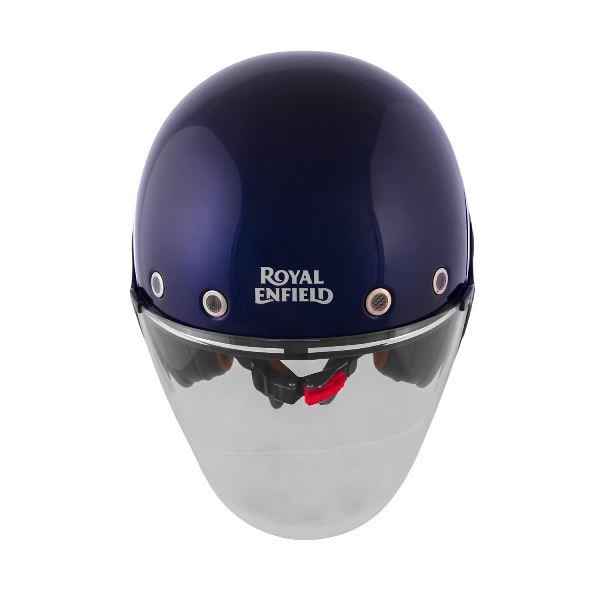Royal Enfield RJ1 Of Meteor Marine Id Abs Gloss Blue Helmet