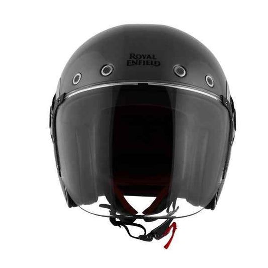 Royal Enfield RJ1 Of Meteor Marine Id Abs Gloss Gun Grey Helmet