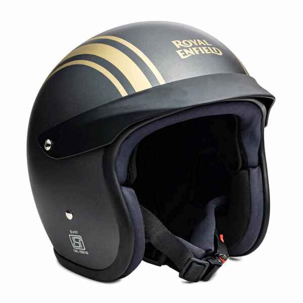 Royal Enfield RVP Stripe Open Face Lightweight Helmet Athena Grey