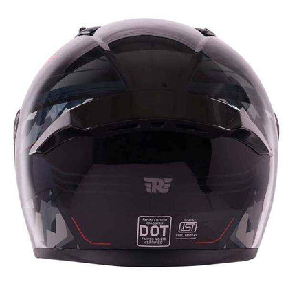 Royal Enfield Roadster Geo Camo Face Helmet Black