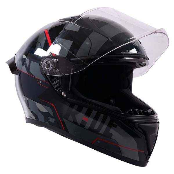 Royal Enfield Roadster Geo Camo Face Helmet Black