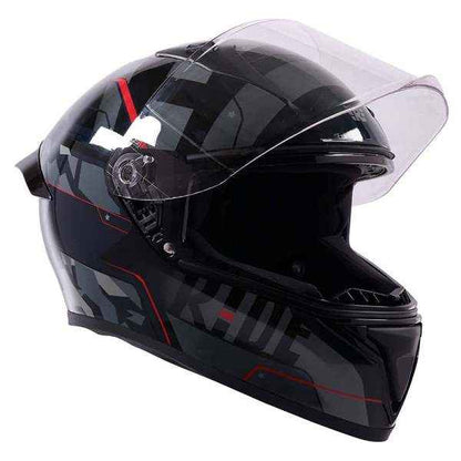 Royal Enfield Roadster Geo Camo Face Helmet Black