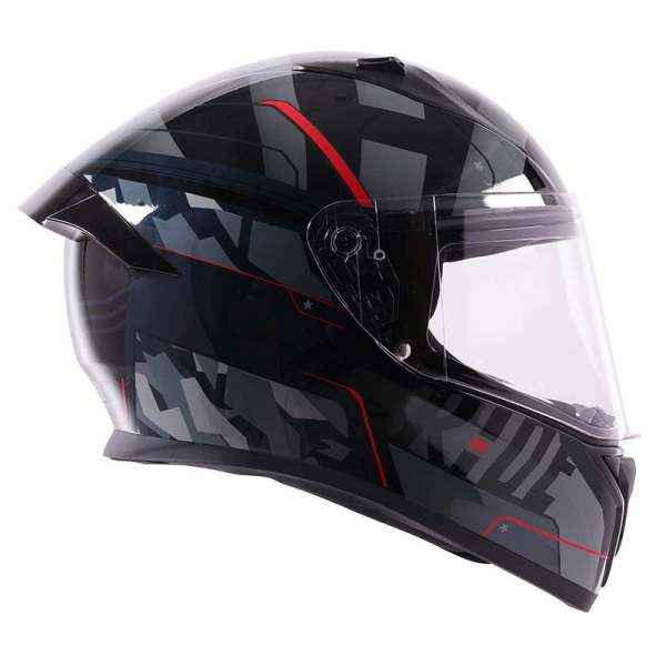 Royal Enfield Roadster Geo Camo Face Helmet Black