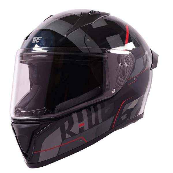 Royal Enfield Roadster Geo Camo Face Helmet Black