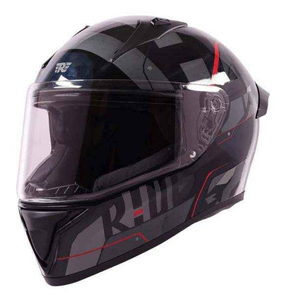 Royal Enfield Roadster Geo Camo Face Helmet Black