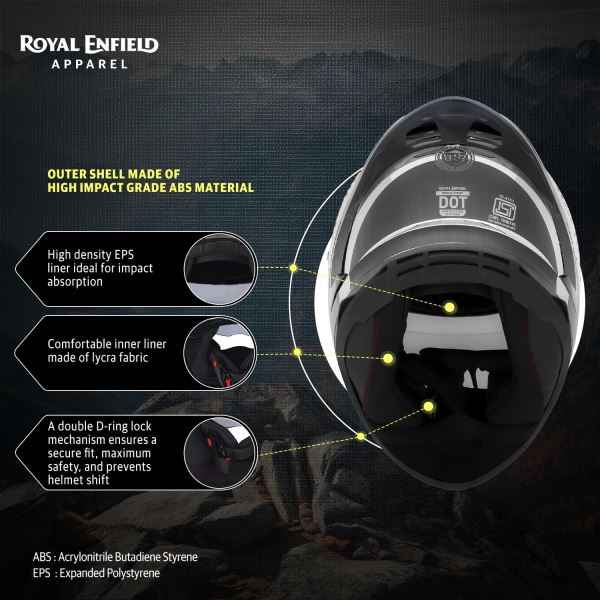 Royal Enfield SPEEDX Full FACE Blitz Chrome Helmet