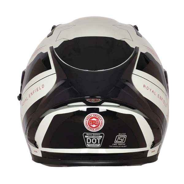 Royal Enfield Speedx Full Face Blitz Helmet Off White