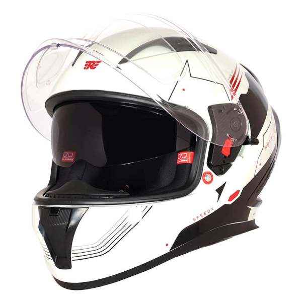 Royal Enfield Speedx Full Face Blitz Helmet Off White