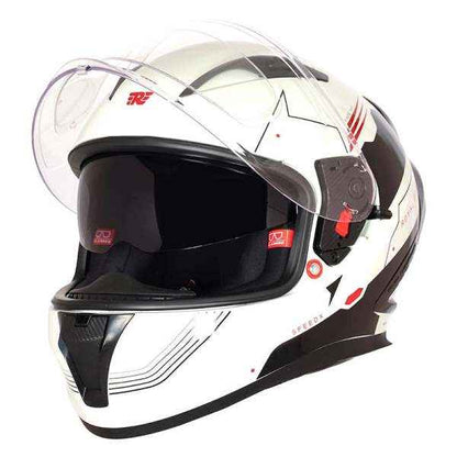 Royal Enfield Speedx Full Face Blitz Helmet Off White