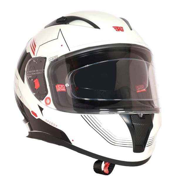 Royal Enfield Speedx Full Face Blitz Helmet Off White