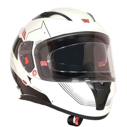 Royal Enfield Speedx Full Face Blitz Helmet Off White
