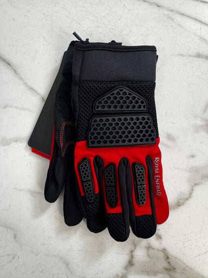 Royal Enfield Street Ace V2 Gloves Black Red