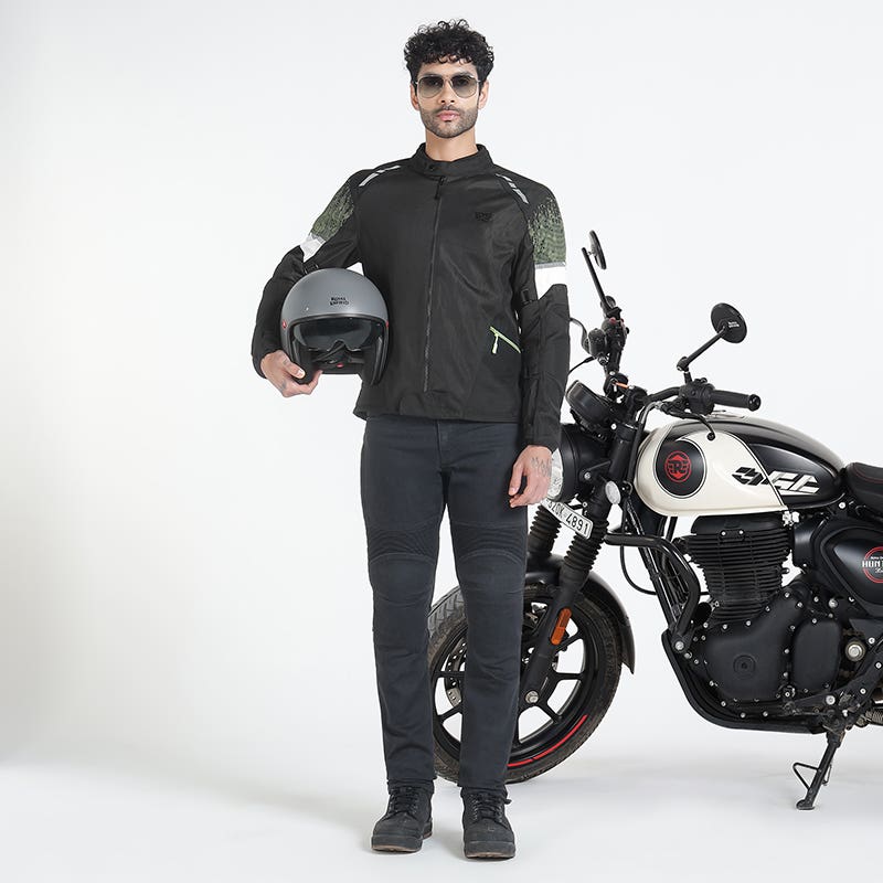 Royal Enfield Streetwind Eco 3 Riding Jacket (Green)
