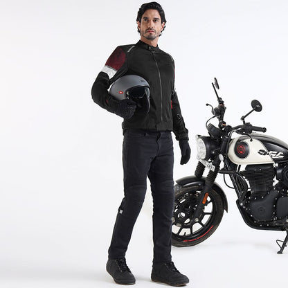 Royal Enfield Streetwind Eco 3 Riding Jacket (Red)