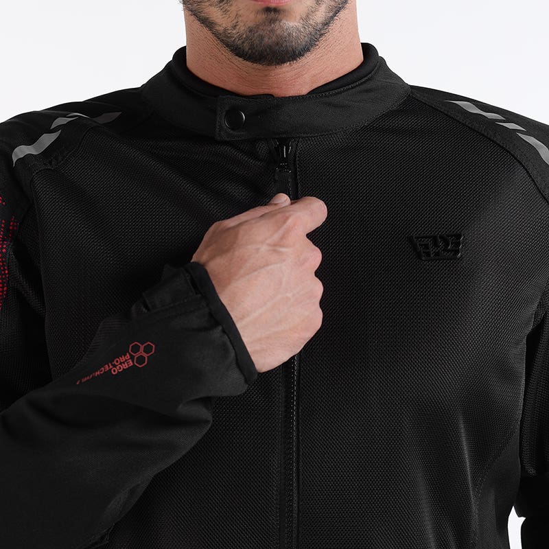 Royal Enfield Streetwind Eco 3 Riding Jacket (Red)