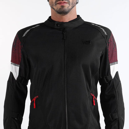 Royal Enfield Streetwind Eco 3 Riding Jacket (Red)
