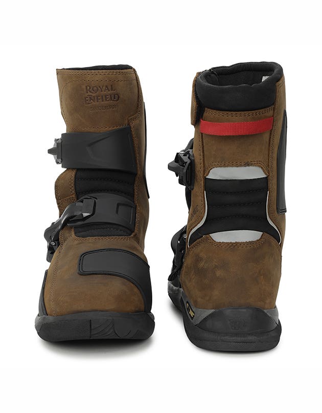 Royal Enfield Wanderer Waterproof Riding Boots (Brown)