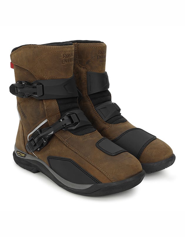 Royal Enfield Wanderer Waterproof Riding Boots (Brown)