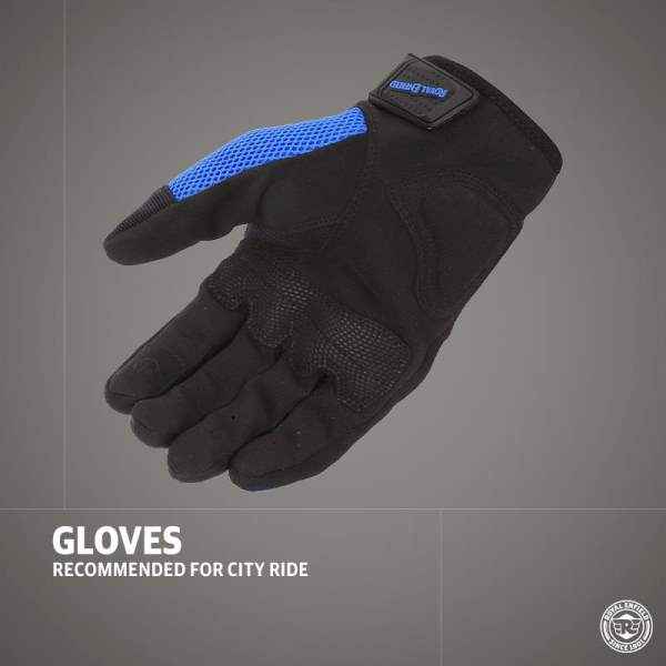 Royal Enfiled Rambler V3 Gloves Blue