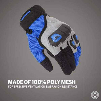 Royal Enfiled Rambler V3 Gloves Blue