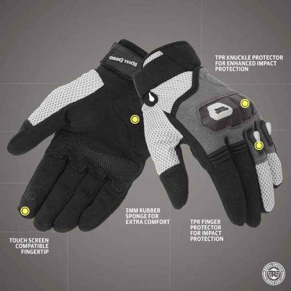 Royal Enfiled Rambler V3 Gloves Olive Black